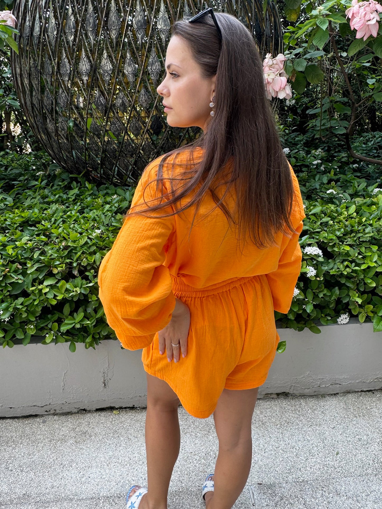 Santa Monica Solid Shorts Set