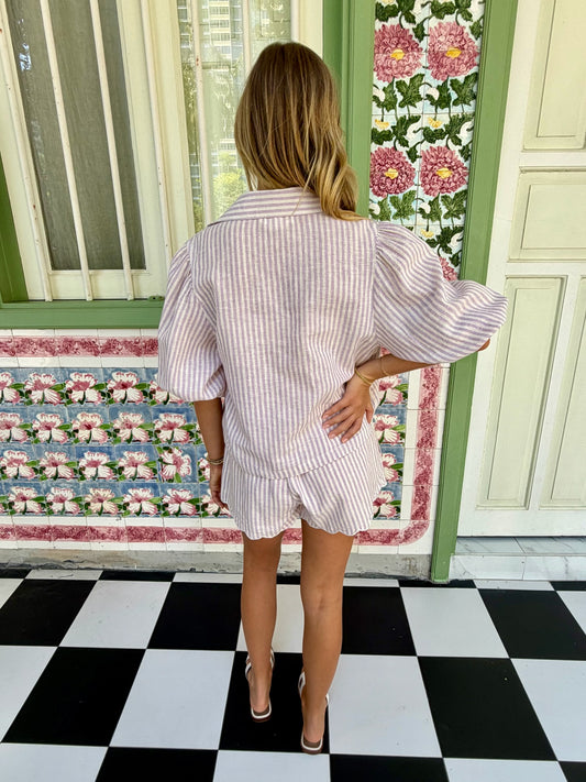 Mallorca Scalloped Shorts Set