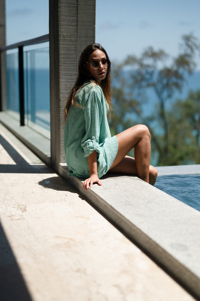 Capri Shirt Cover Up