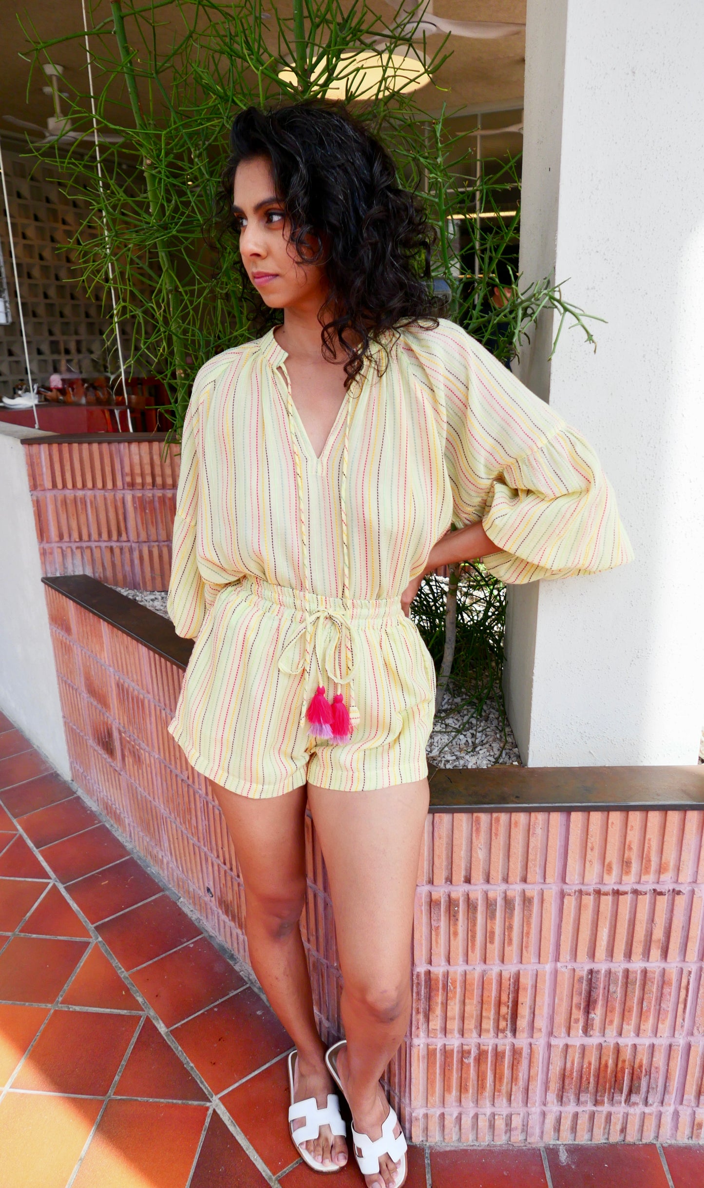 Amalfi Striped Shorts Set