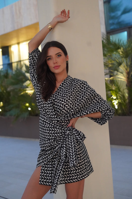 St. Tropez Mini Wrap Dress