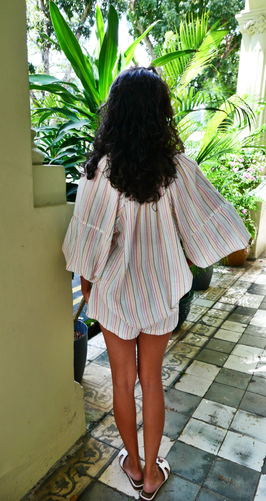 Amalfi Striped Short Set