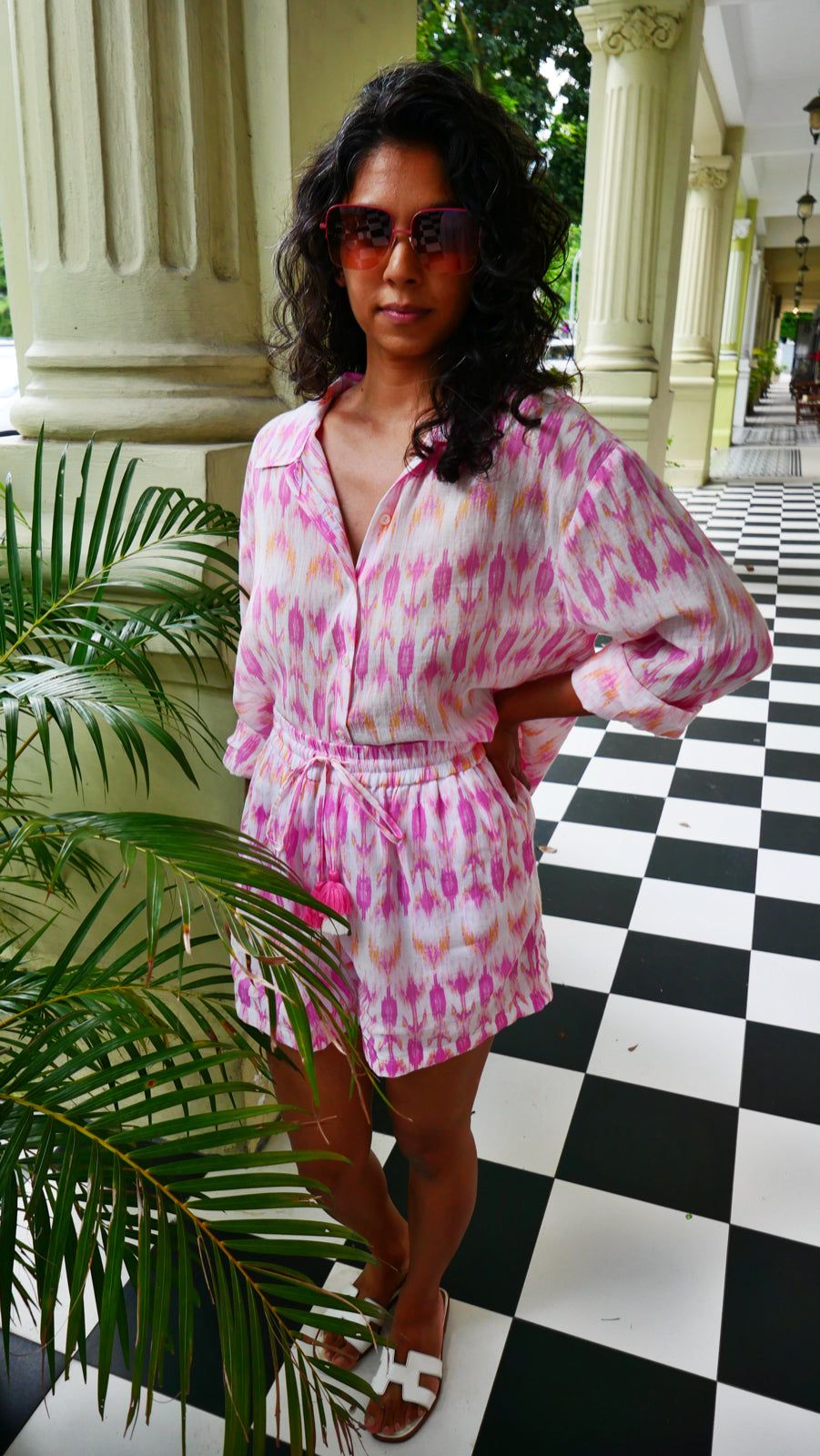 Barcelona Printed Shorts Set