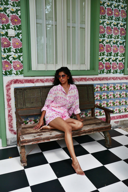 Barcelona Printed Shorts Set